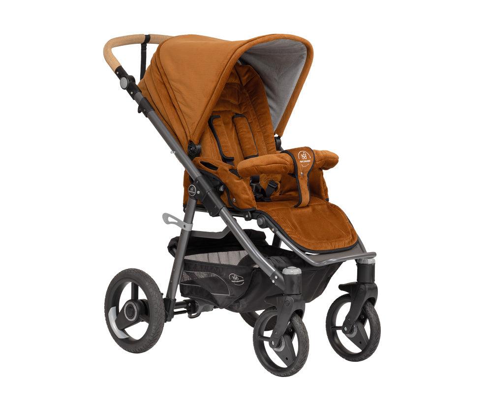 Naturkind Klapvogn Lux Evo - Cognac (fløjl) - Klapvogn Lux Evo - MamaMilla