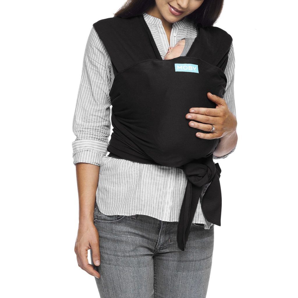Moby Wrap Classic - Black - Strækvikle - MamaMilla