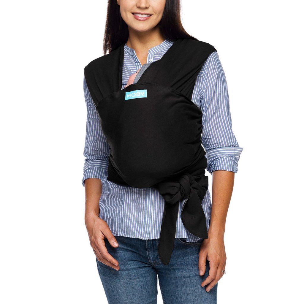 Moby Wrap Evolution - Black - Strækvikle - MamaMilla