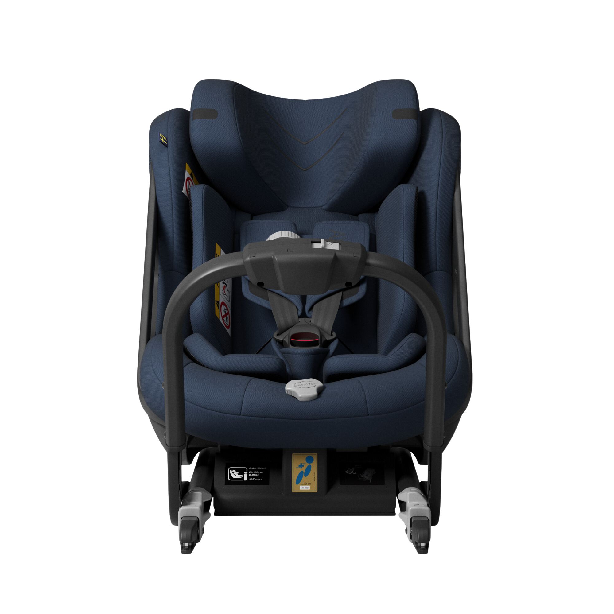 Axkid ONE 3 - Glacier Lake Blue - iSize 61-125 cm - 61-125 cm (3 mdr. til 7 år) - MamaMilla