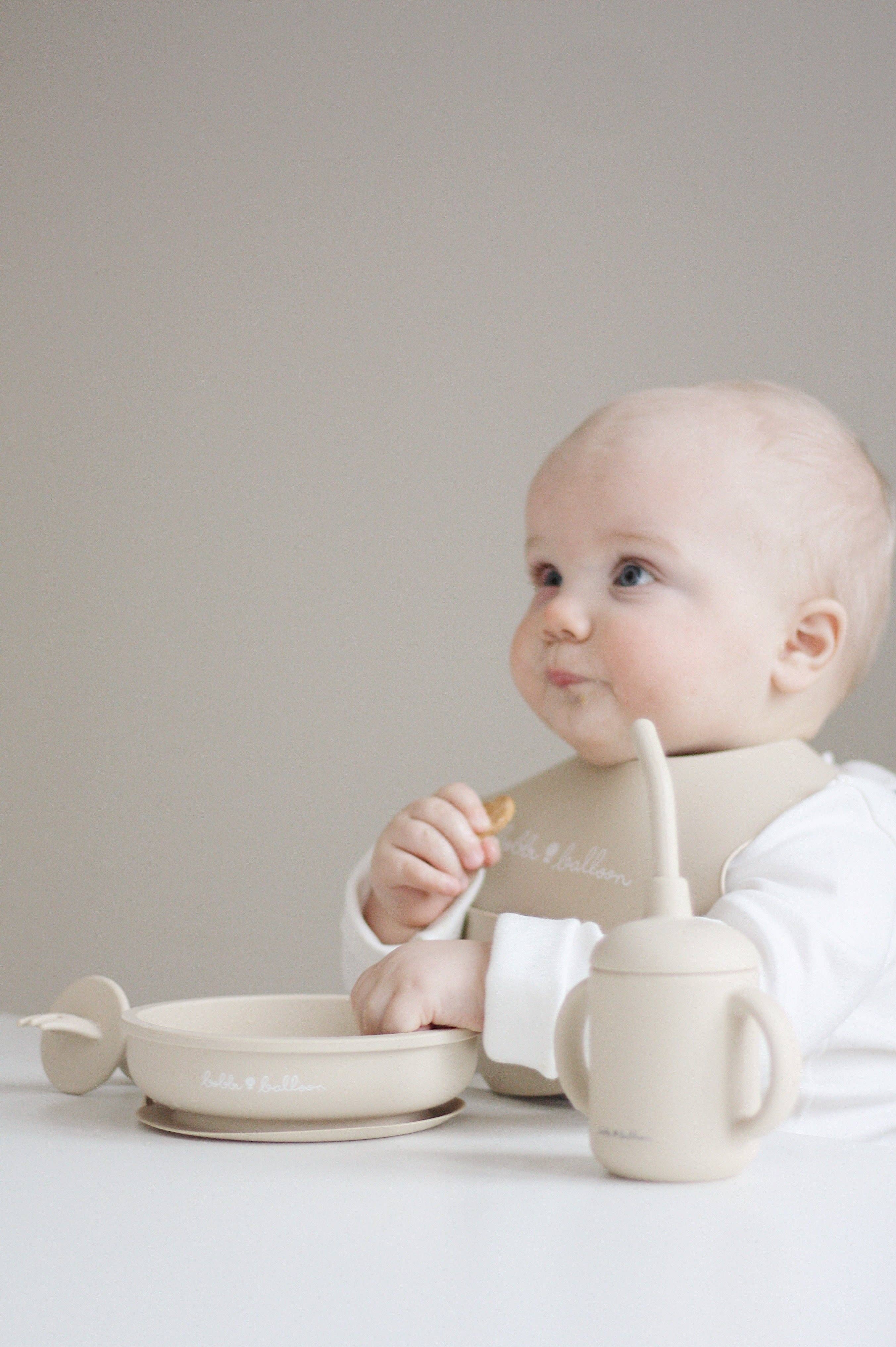 Bobbi Balloon Silikone hagesmæk - Merlot Red - Silikone hagesmæk - MamaMilla