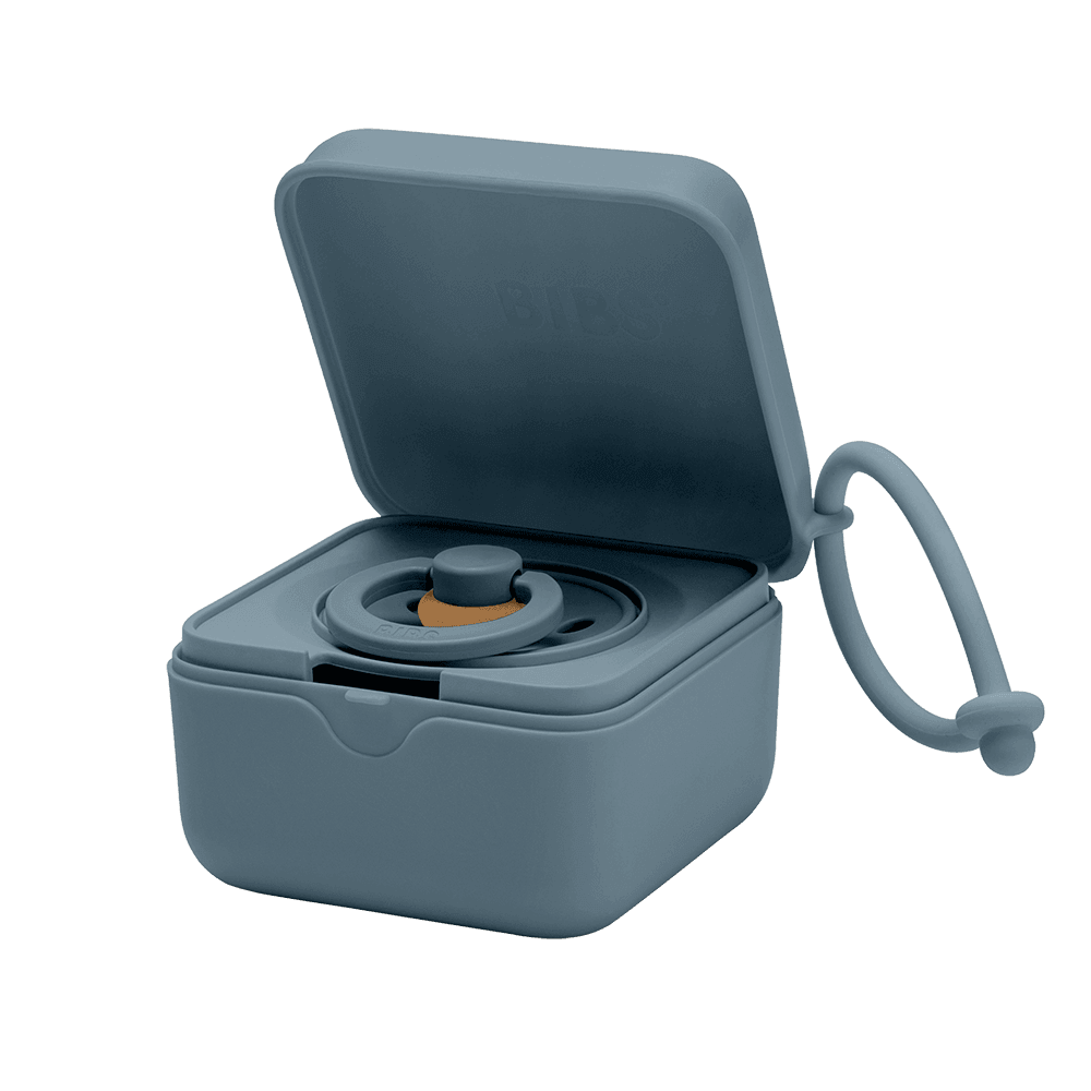 BIBS Pacifier box "Petrol" (opbevaring af sutter) - MamaMilla