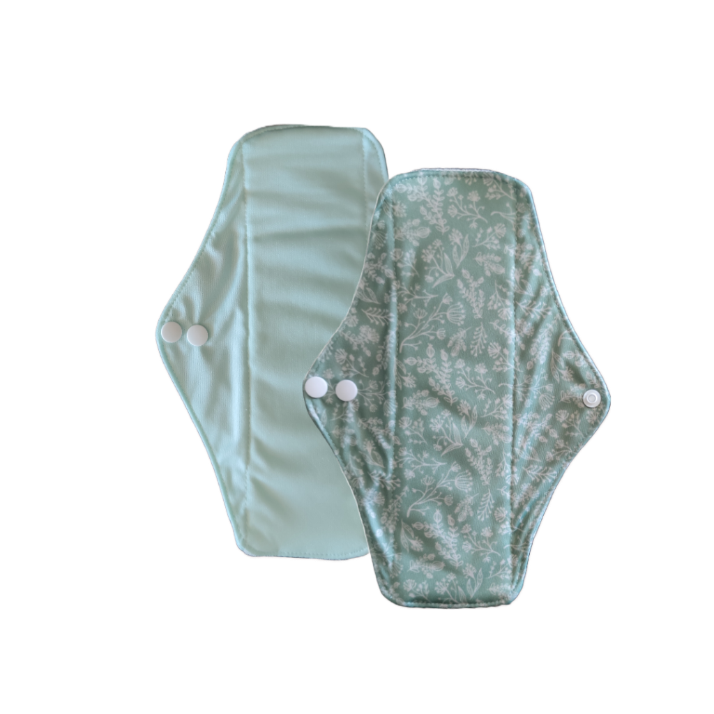 Cloth pads day 2-pack: Kungsmynta - - MamaMilla