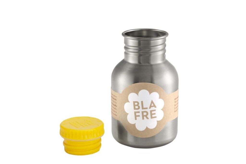 BLAFRE drikkedunk i rustfrit stål - 300 ml - Gul - Drikkedunk i stål - MamaMilla