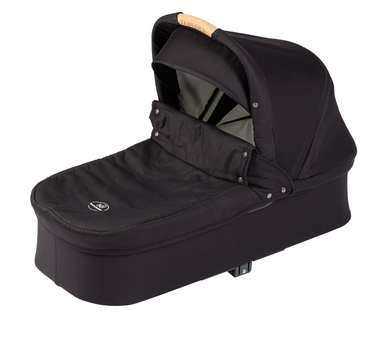 Naturkind Lux Evo Max - 96 cm - Panther (sort) - Barnevogn med langt liggemål - MamaMilla