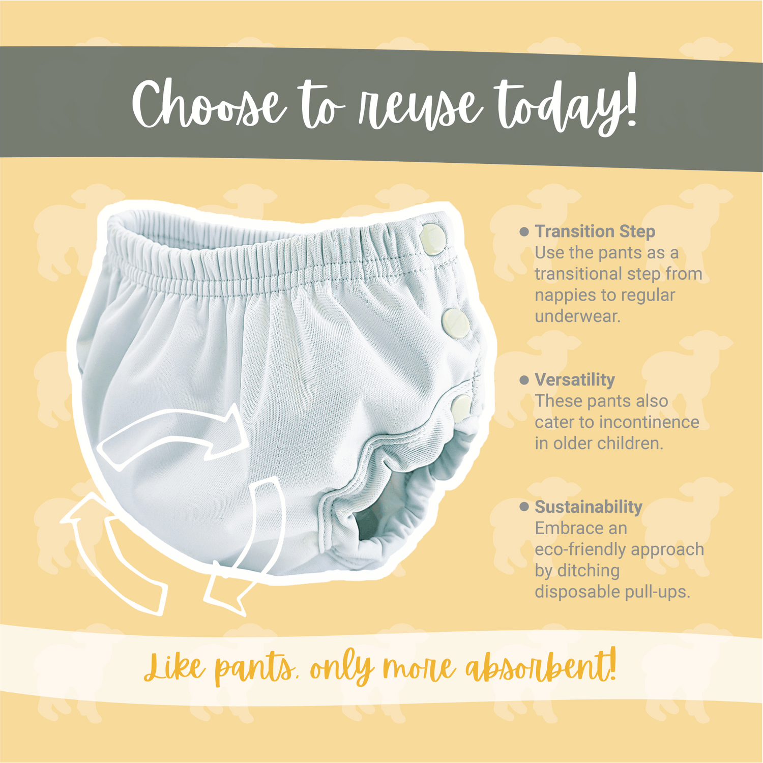 Little Lamb Vandtæt Underbuks (training pants) - Blush - Vandtæt underbuks - MamaMilla