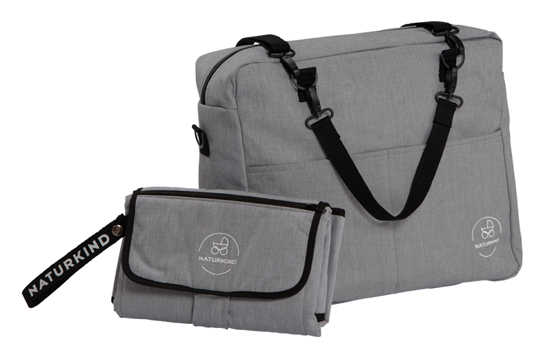 Naturkind pusletaske / organizer - Cognac (fløjl) - Pusletaske - MamaMilla