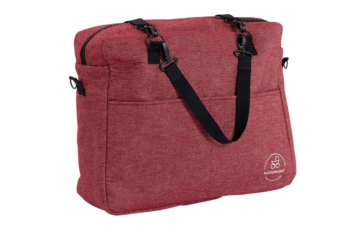 Naturkind pusletaske / organizer - Granada (rødmeleret) - Pusletaske - MamaMilla