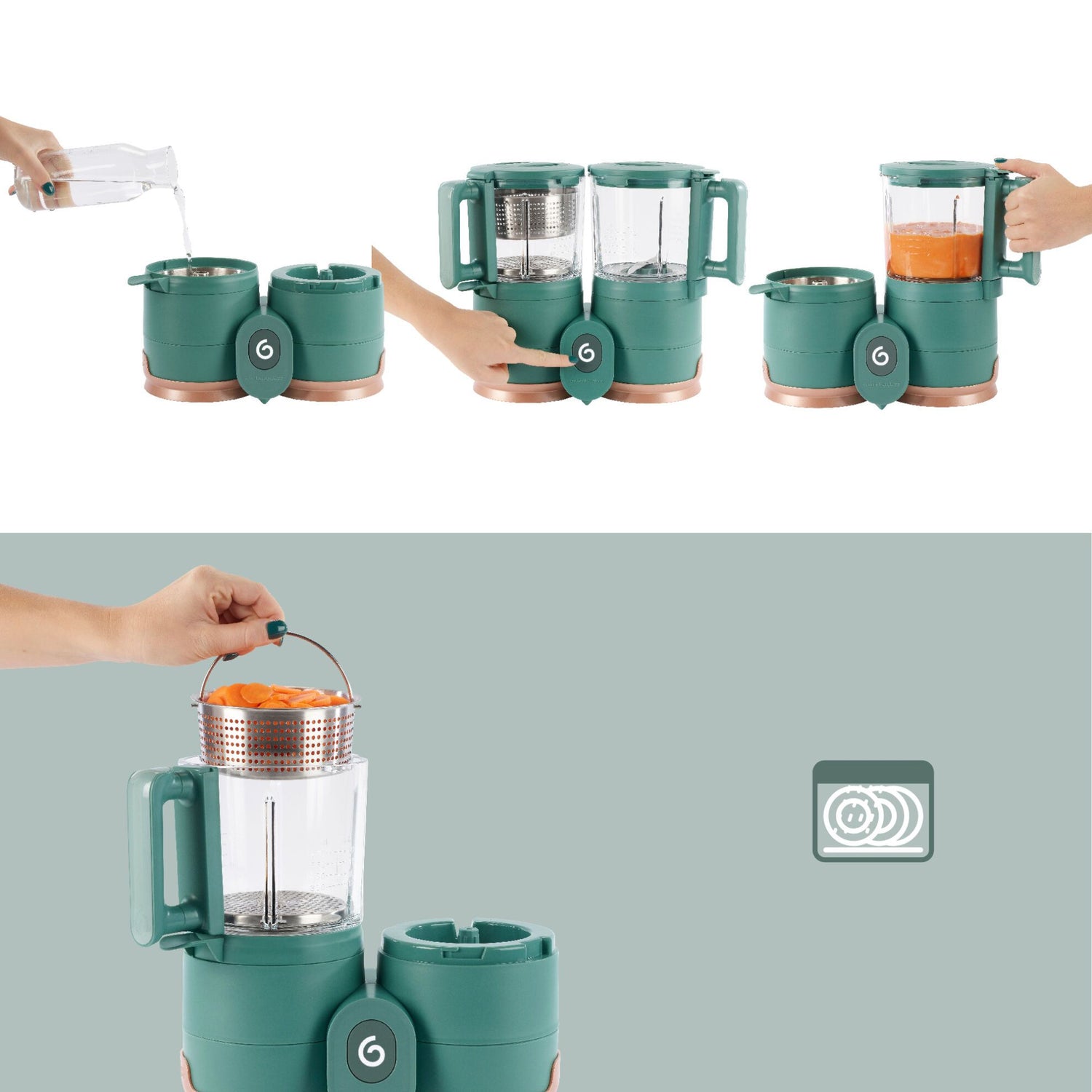 Babymoov Madmaskine - Nutribaby One - Glas - Madmaskine - MamaMilla