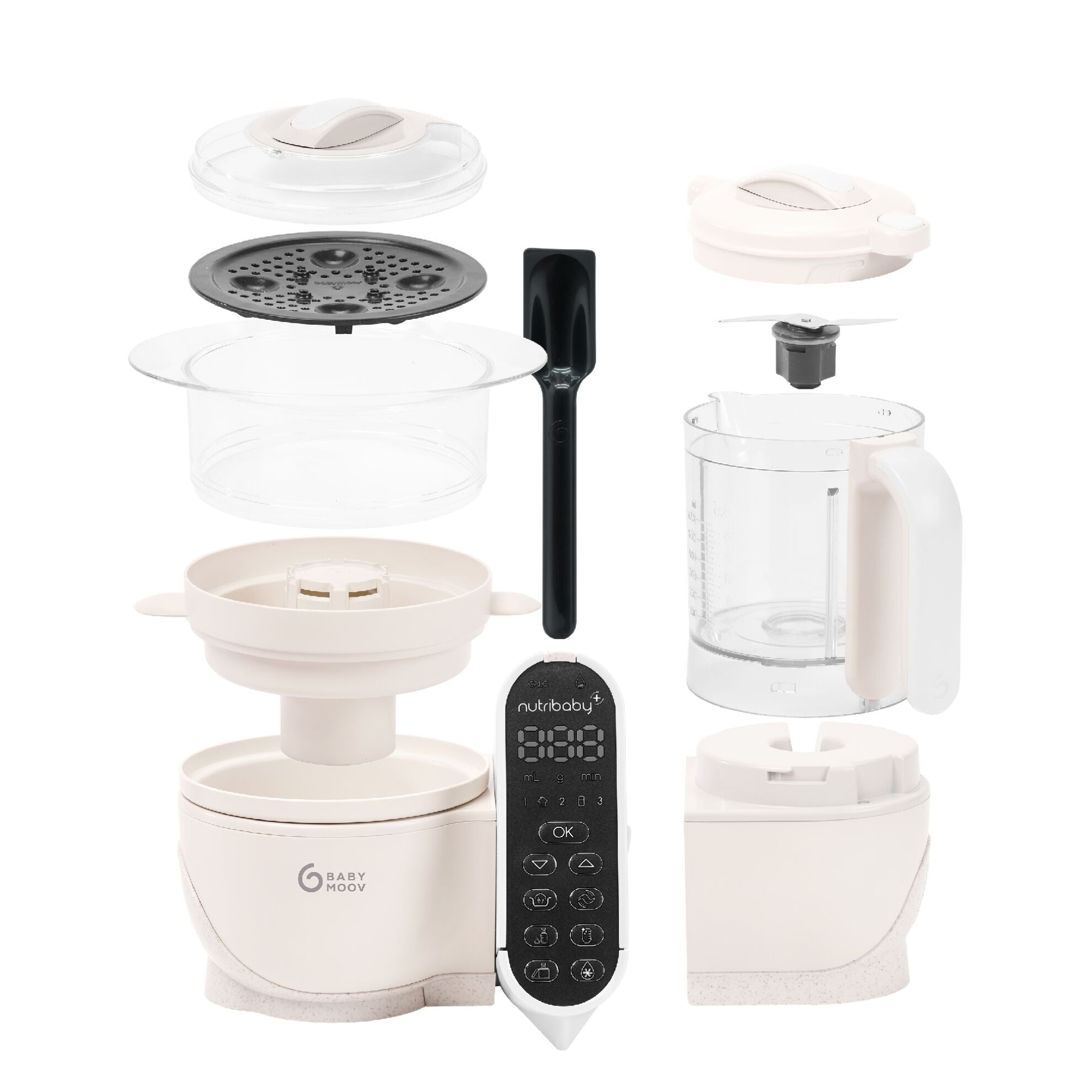 Babymoov Madmaskine - Nutribaby Plus - Mineral Beige - Madmaskine - MamaMilla