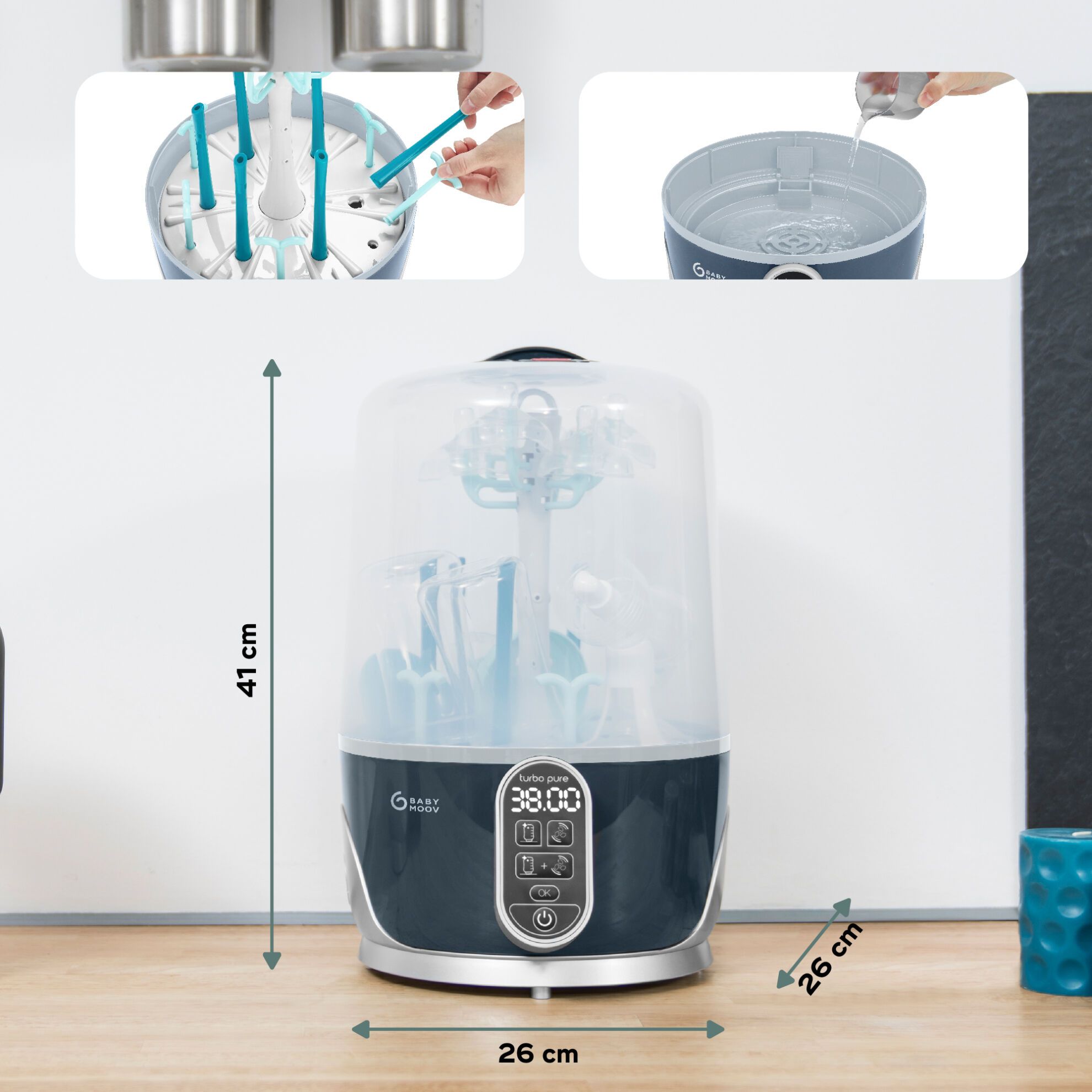 Babymoov Turbo Pure Sterilisator - Sterilisator - MamaMilla