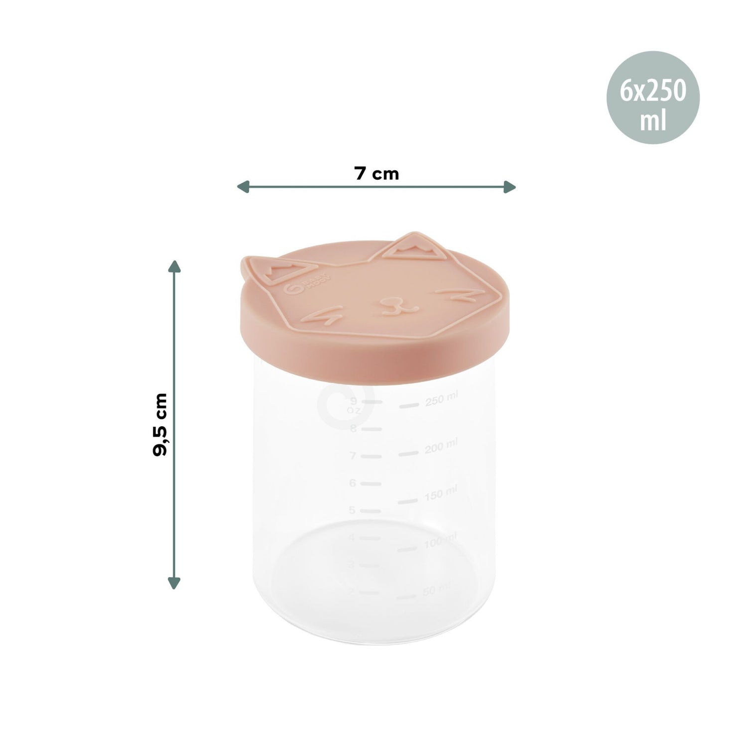 Babymoov Madbøtter (ISY) - 6x250ml - Madbøtter - MamaMilla