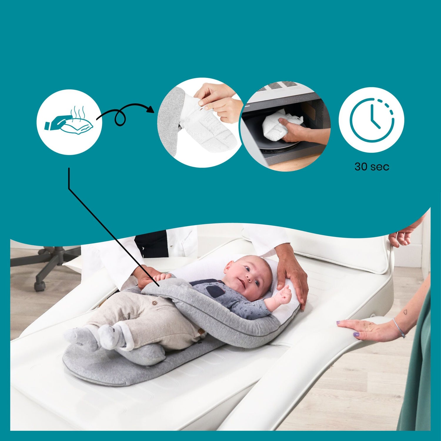 Babymoov Babylounger Cloudnest – Smokey - - MamaMilla