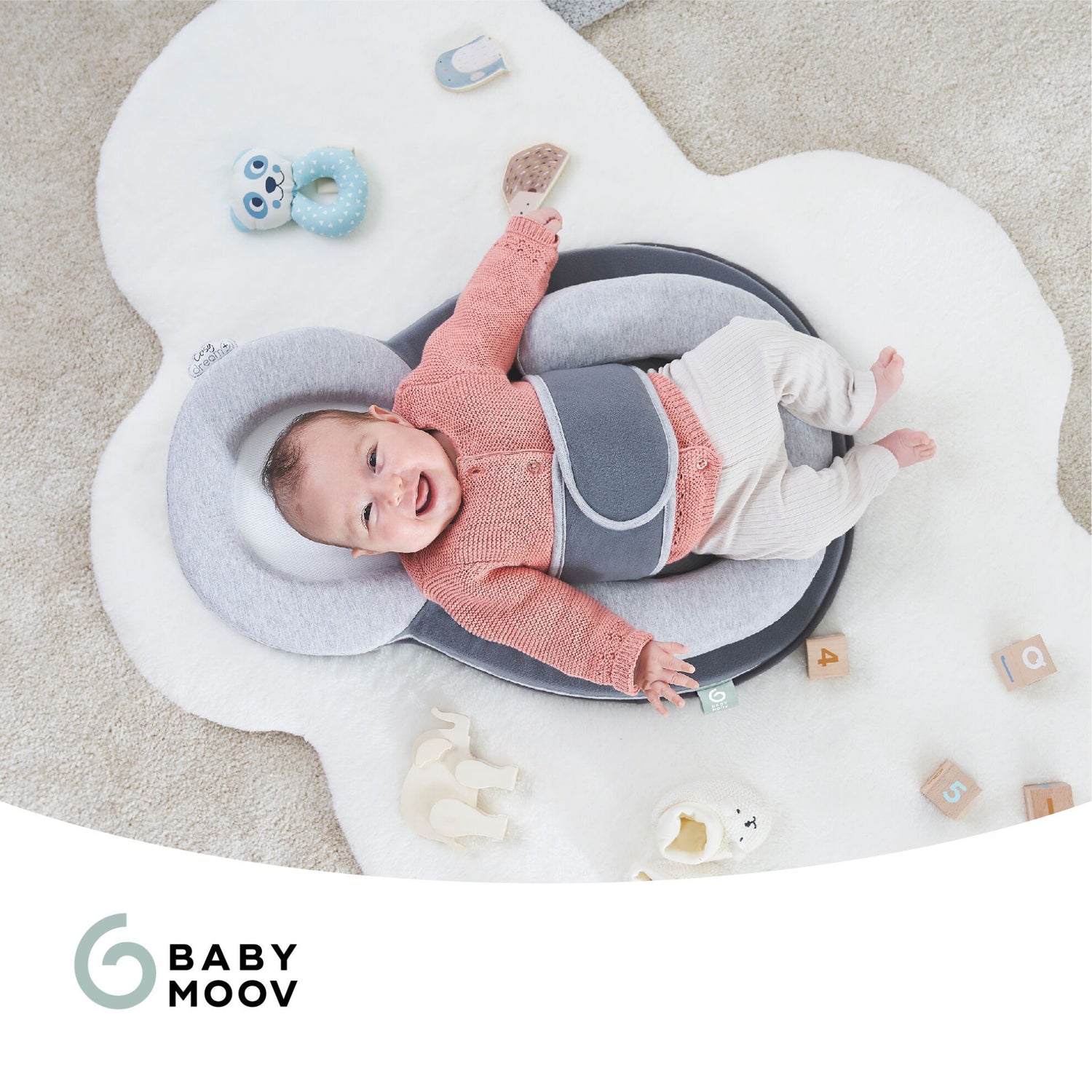 Babymoov Babylounger Cosydream Plus – Smokey - Babynest - MamaMilla