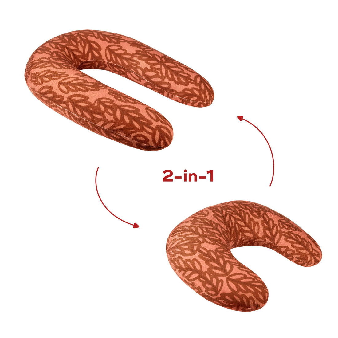 Babymoov 2-i-1 Graviditets- og Ammepude (B.Love) – Terracotta - Graviditetspude - MamaMilla
