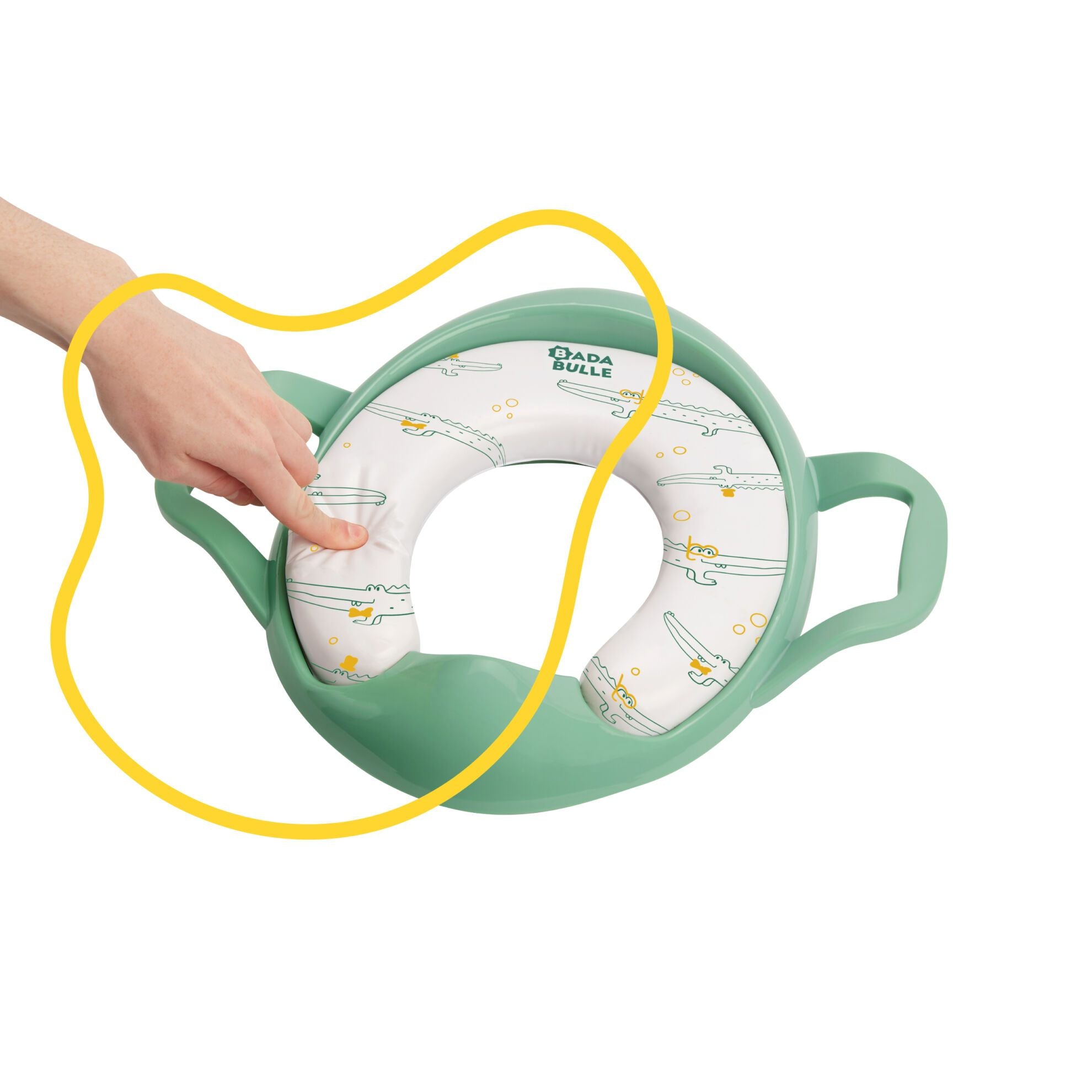 Badabulle Toiletsæde med håndtag - Toiletsæde - MamaMilla