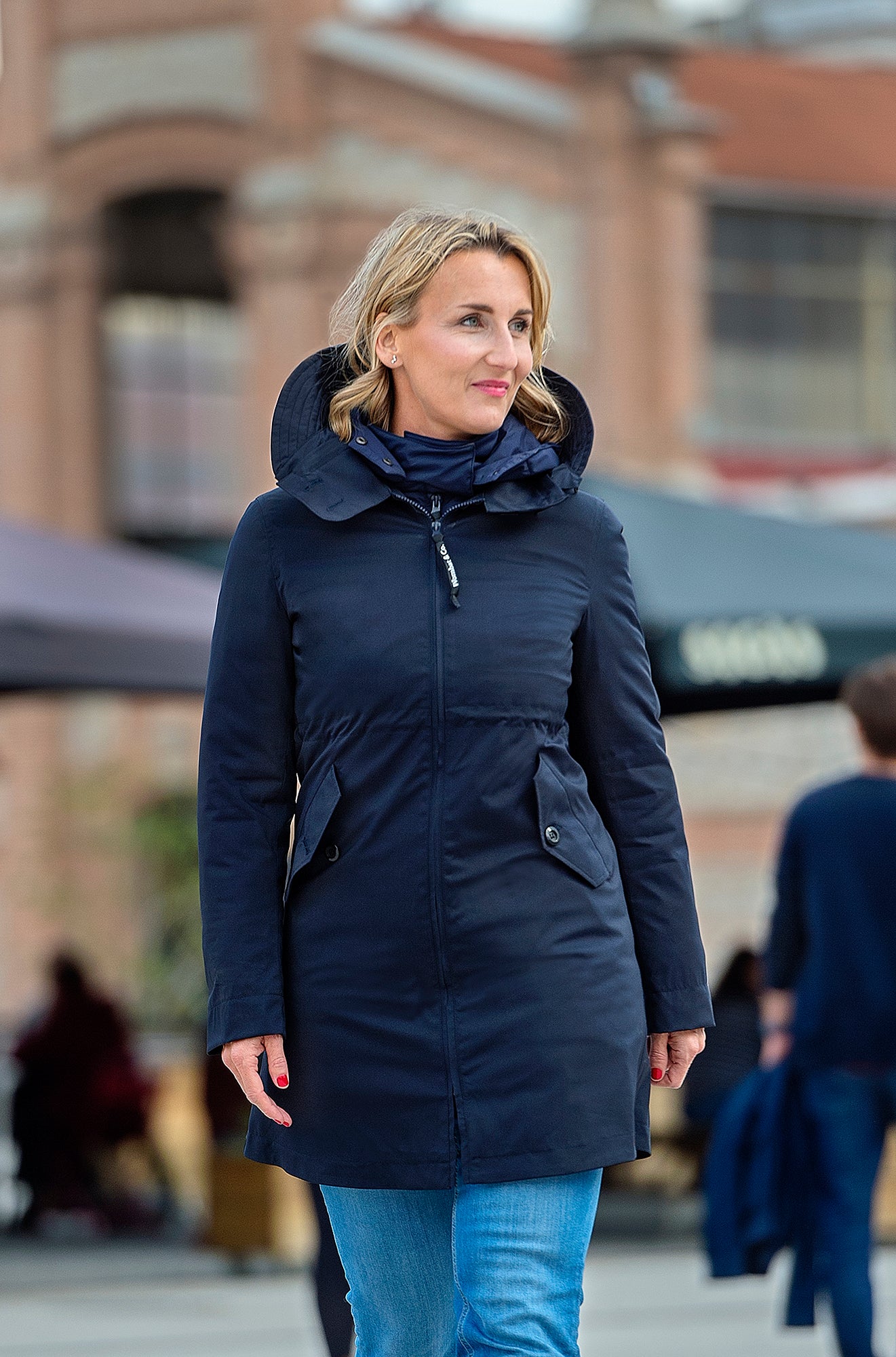 Wombat & Co. KOWARI 4-i-1 helårsjakke til gravide/bærejakke - Navy - Bærejakke - MamaMilla