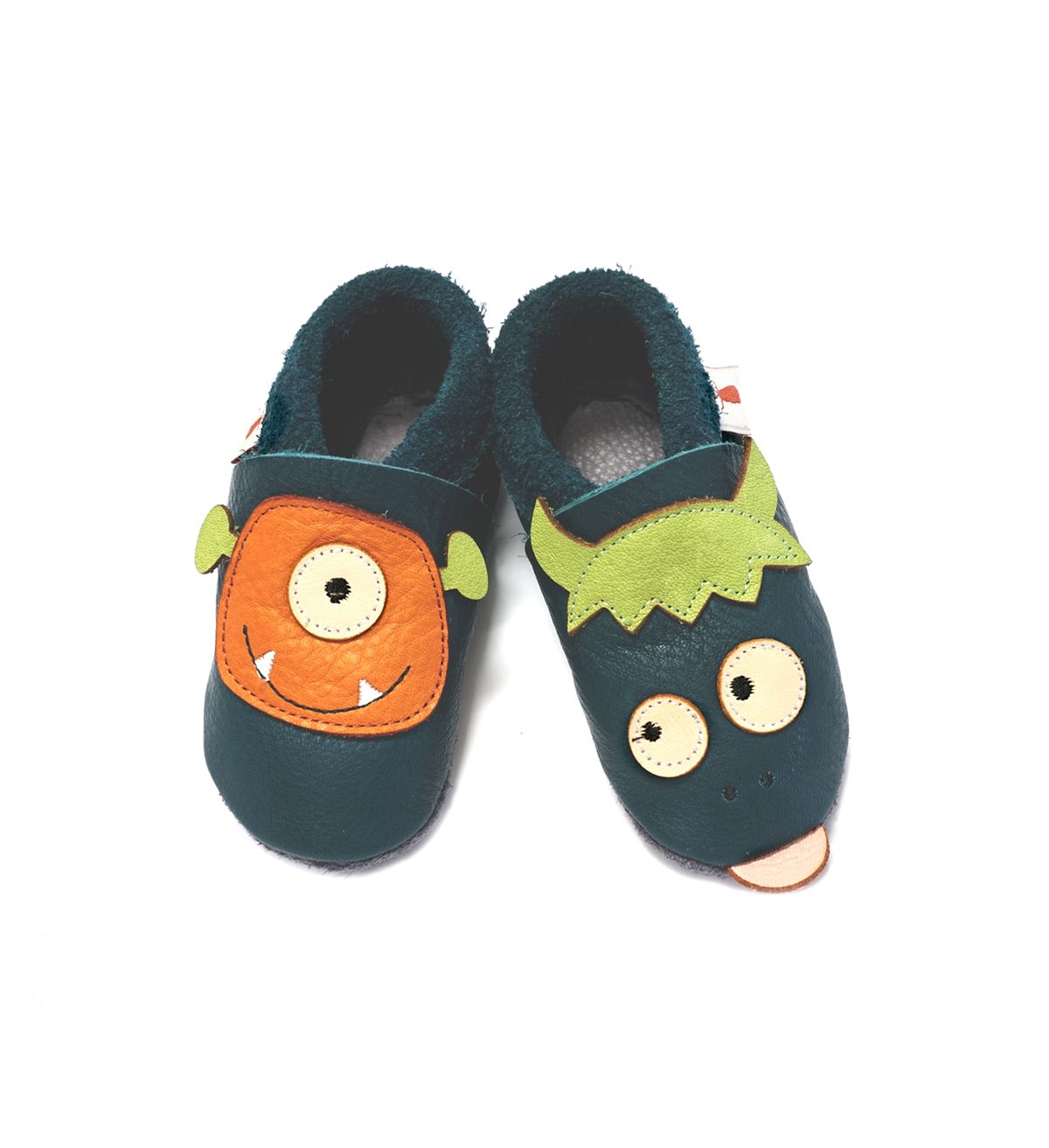 Baobaby Klassisk Babysko - Monster S - - MamaMilla