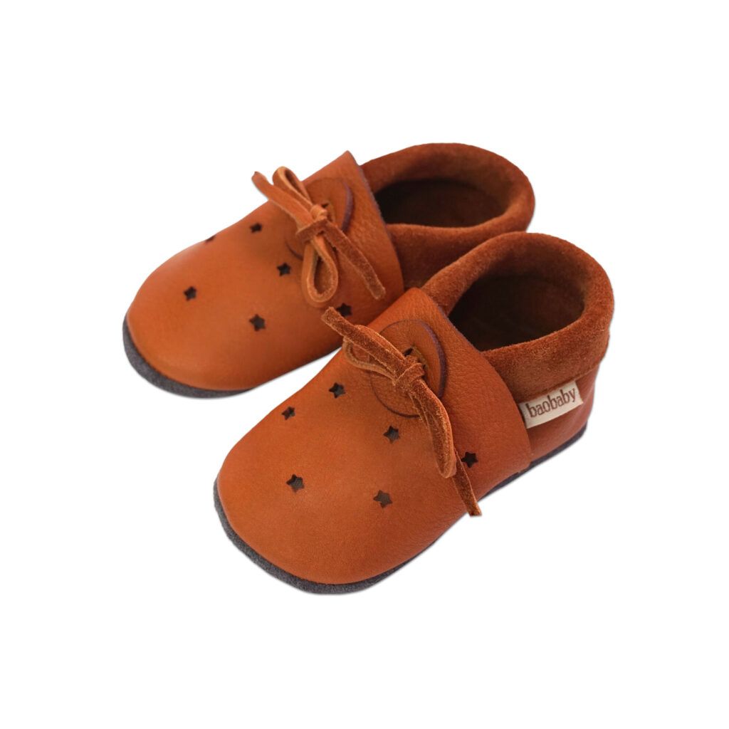Baobaby Sandaler - Stars Hazelnut XXS - - MamaMilla
