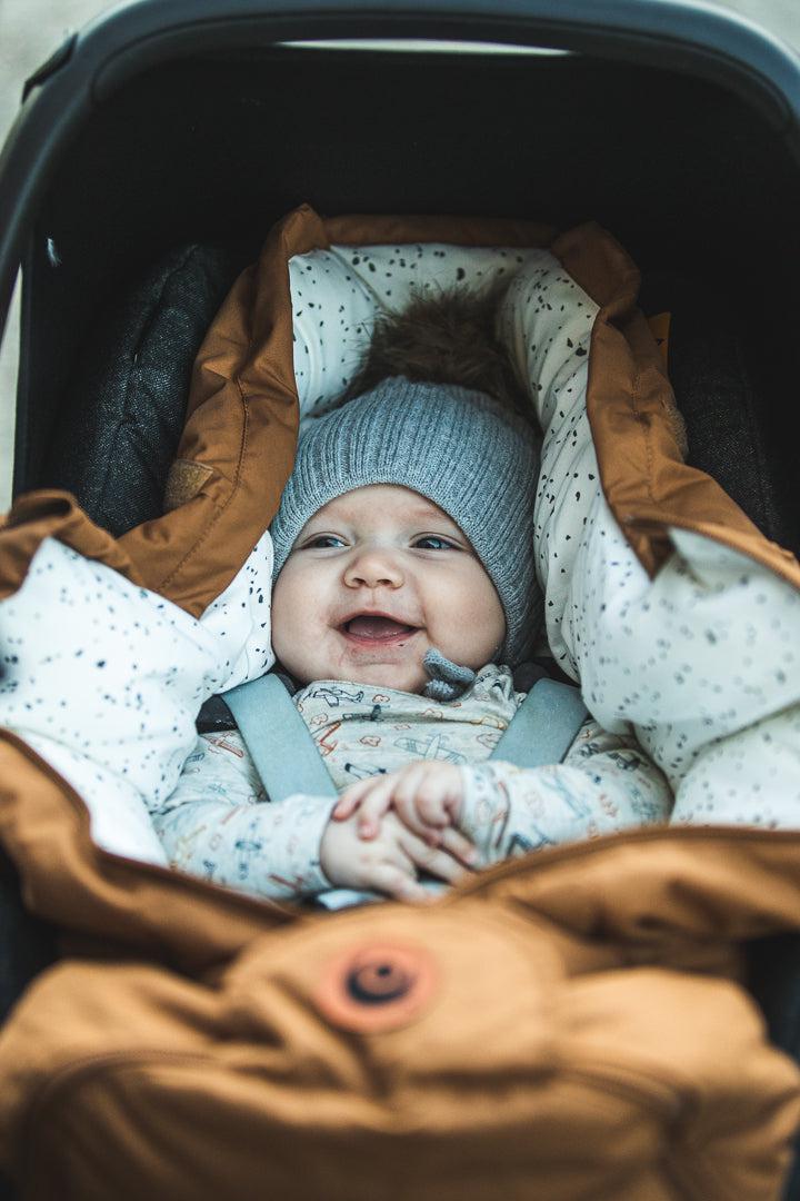 Easygrow FERD MINI kørepose til autostol og vogn - Rusty Red - Kørepose - MamaMilla