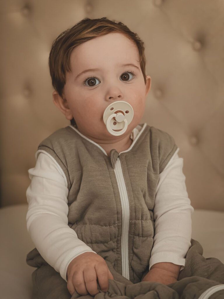 Easygrow sovepose i bambus - TOG 2 - Sand - Sovepose uden ærmer - MamaMilla