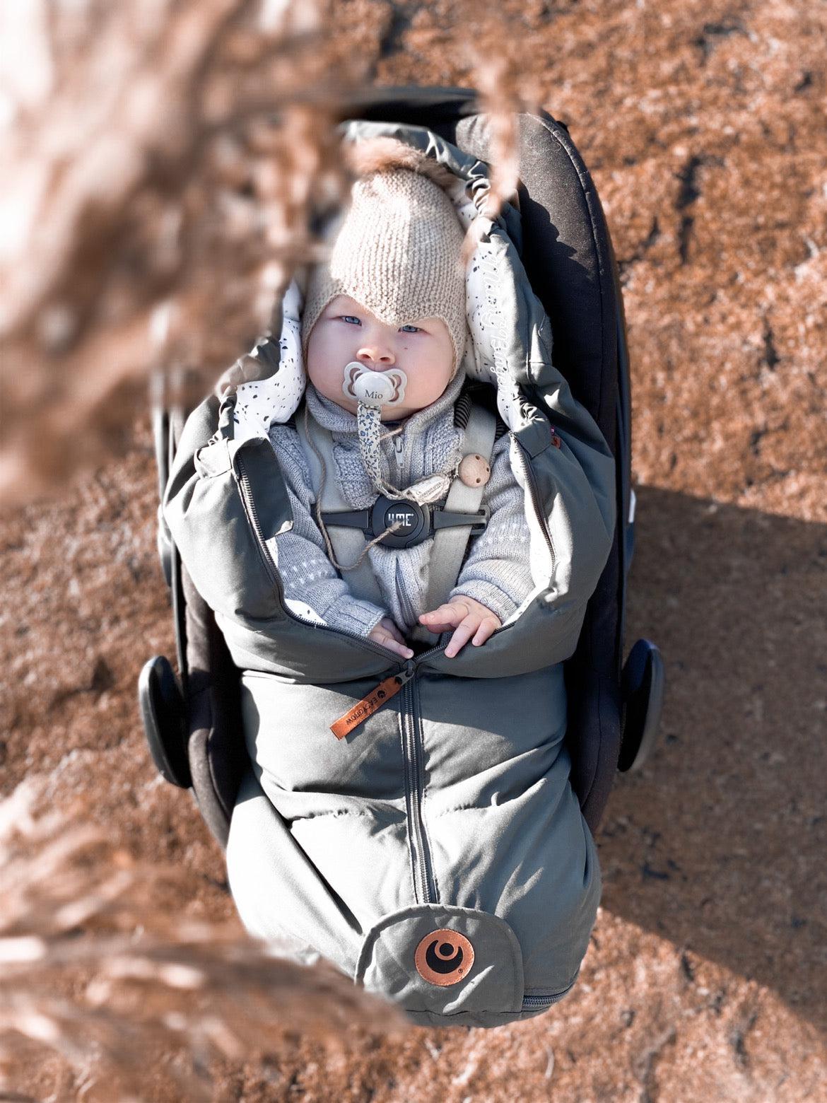 Easygrow FERD MINI kørepose til autostol og vogn - Rusty Red - Kørepose - MamaMilla