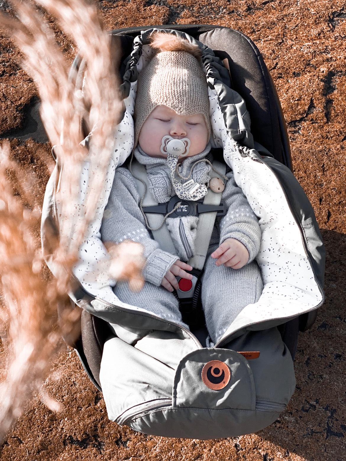 Easygrow FERD MINI kørepose til autostol og vogn - Rusty Red - Kørepose - MamaMilla