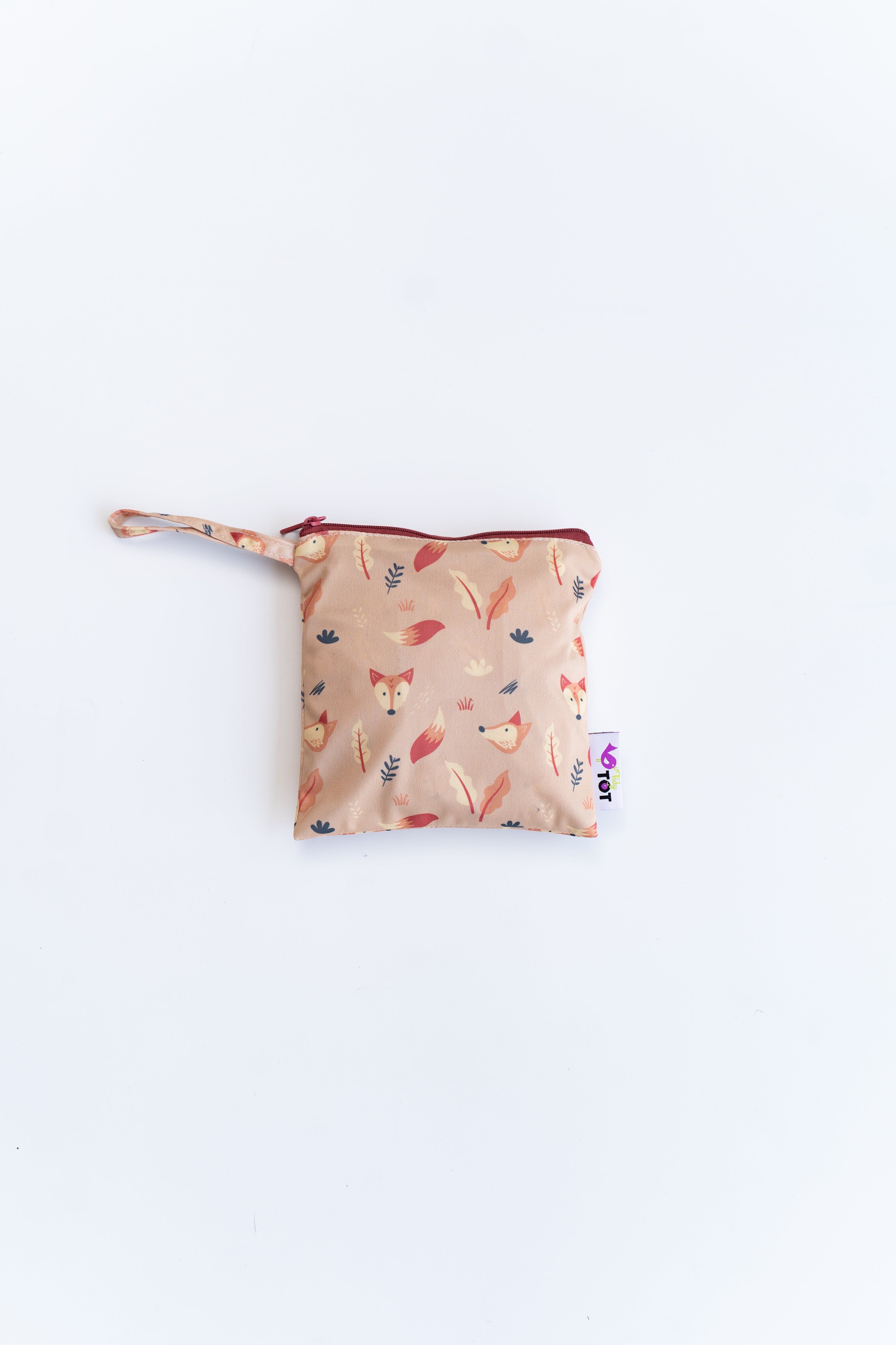 Tidy Tot Hagesmæk med Sugekop (lange ærmer) - Sand Ræv - Hagesmæk med ærmer - MamaMilla