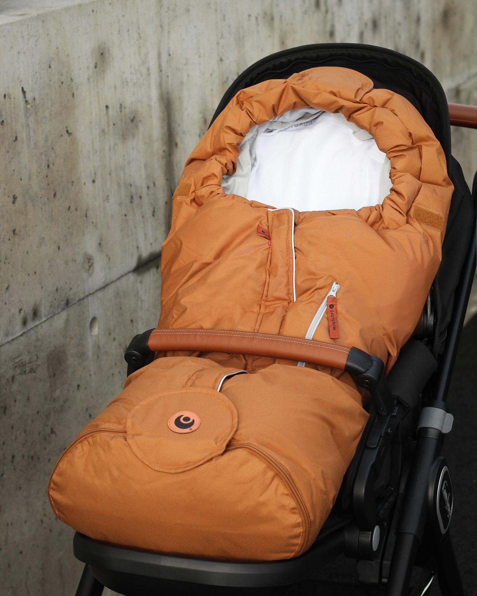 Easygrow HOOD NORSE kørepose - Sand Solid - Kørepose - MamaMilla