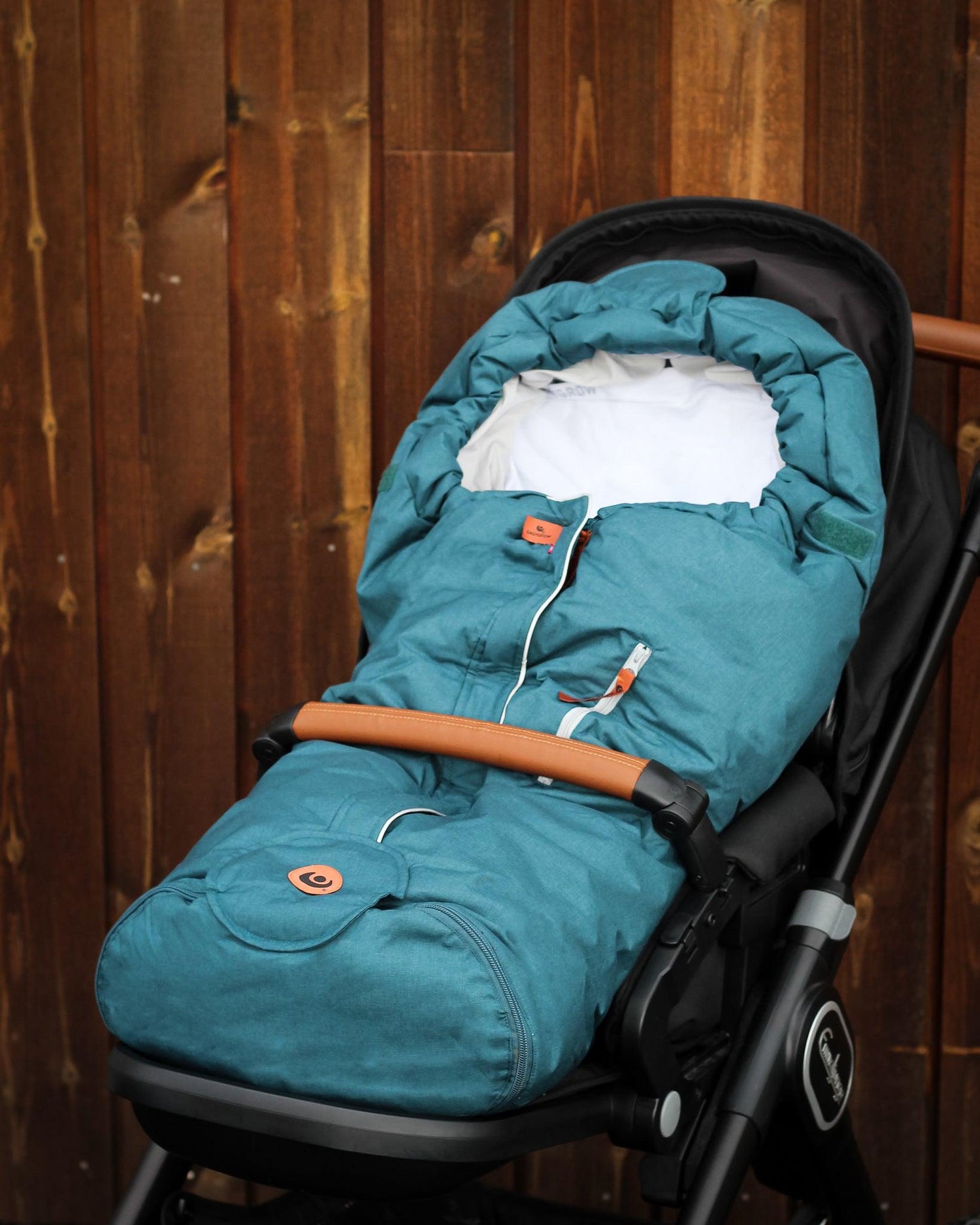 Easygrow HOOD NORSE kørepose - Black Melange - Kørepose - MamaMilla