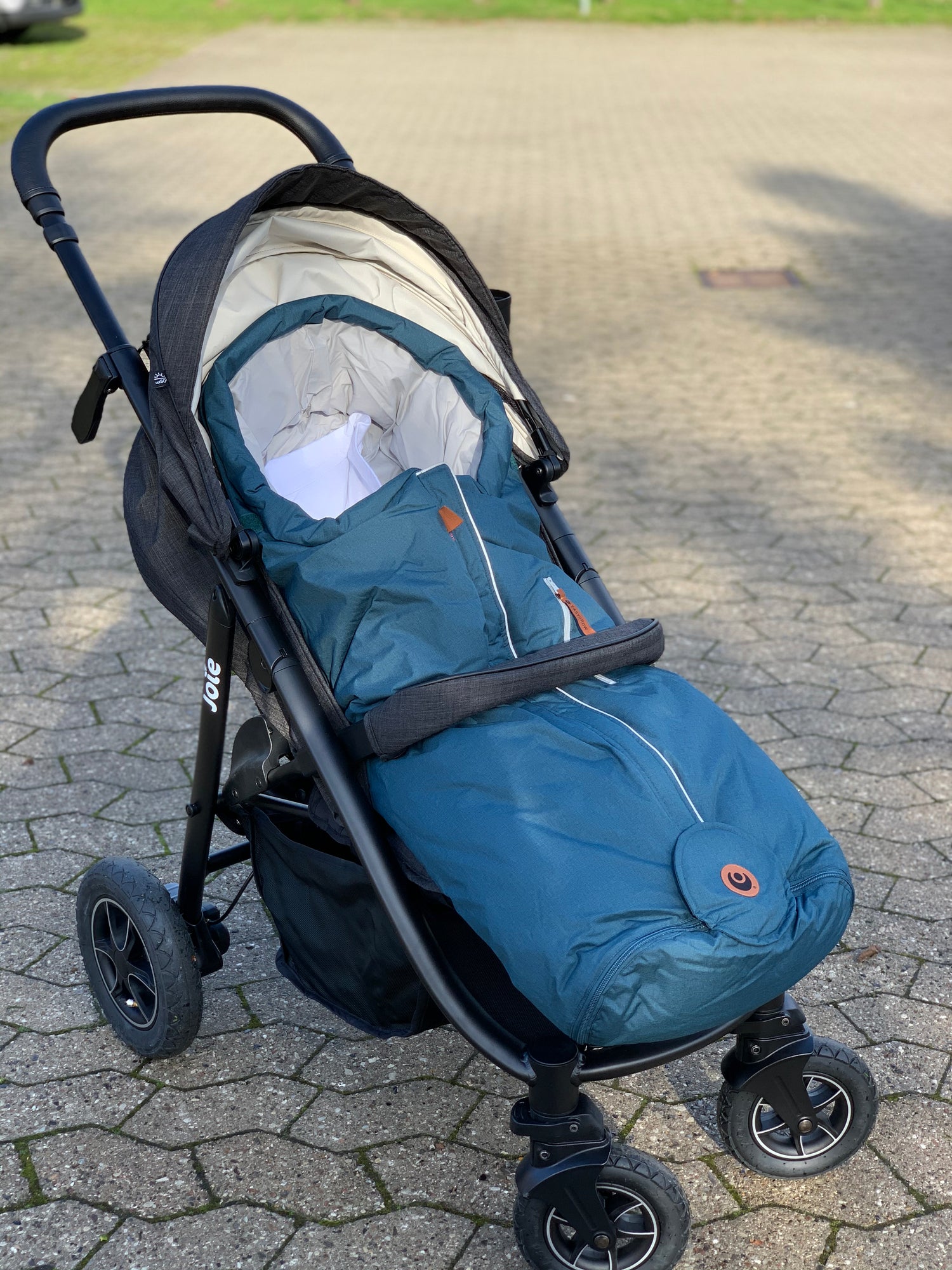 Easygrow HOOD NORSE kørepose - Black Melange - Kørepose - MamaMilla