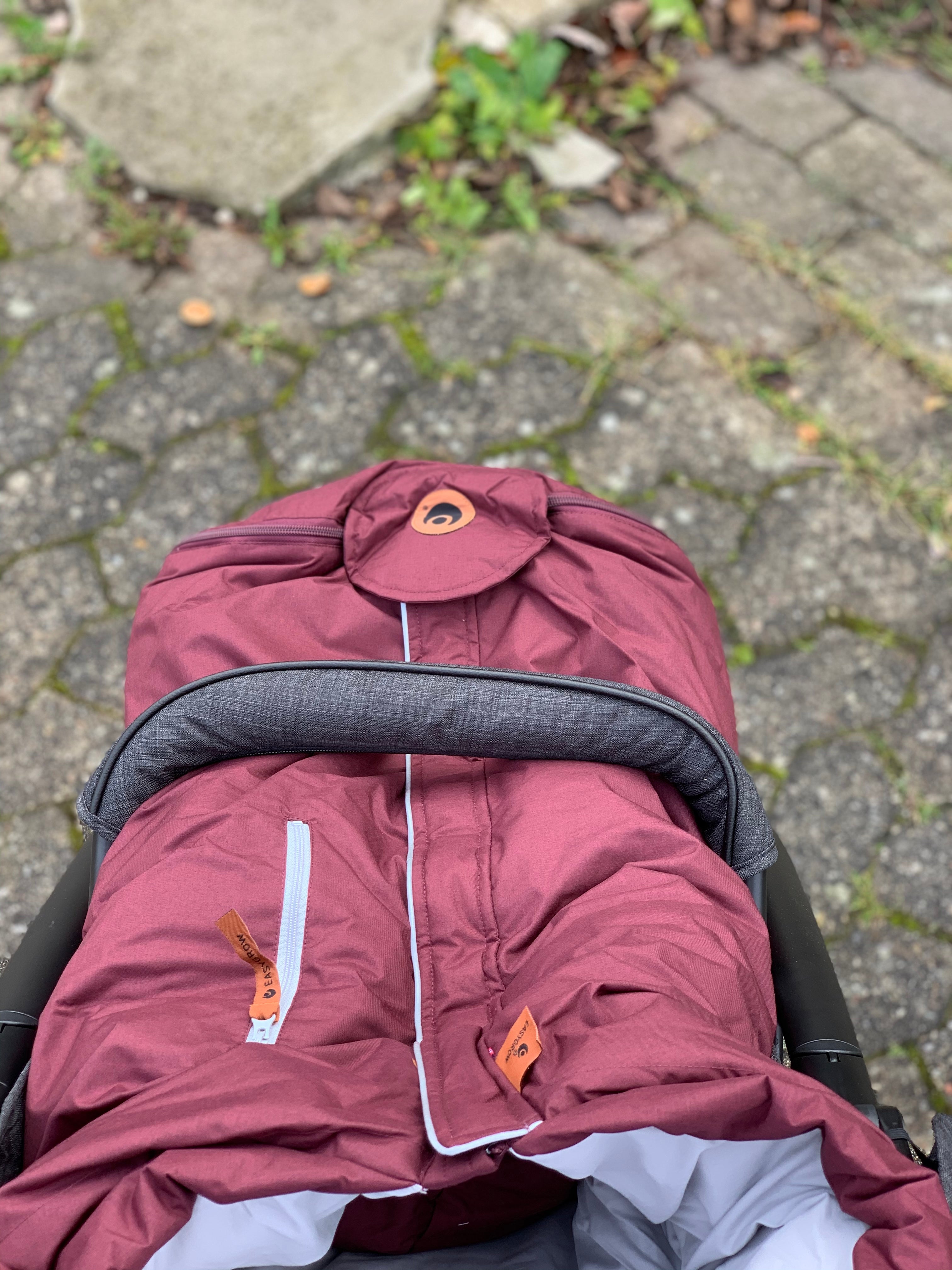 Easygrow HOOD NORSE kørepose - Sand Solid - Kørepose - MamaMilla