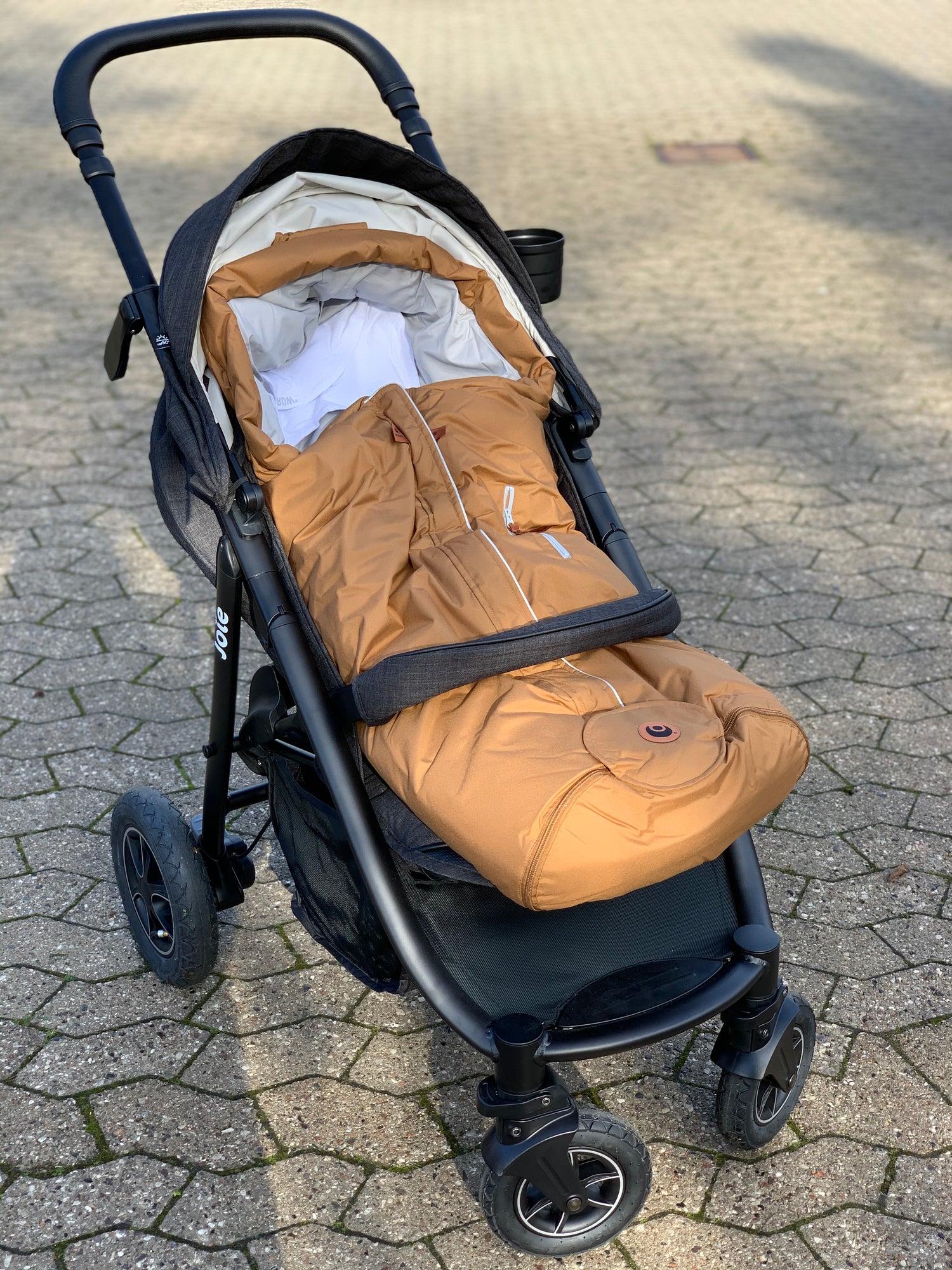 Easygrow HOOD NORSE kørepose - Black Melange - Kørepose - MamaMilla