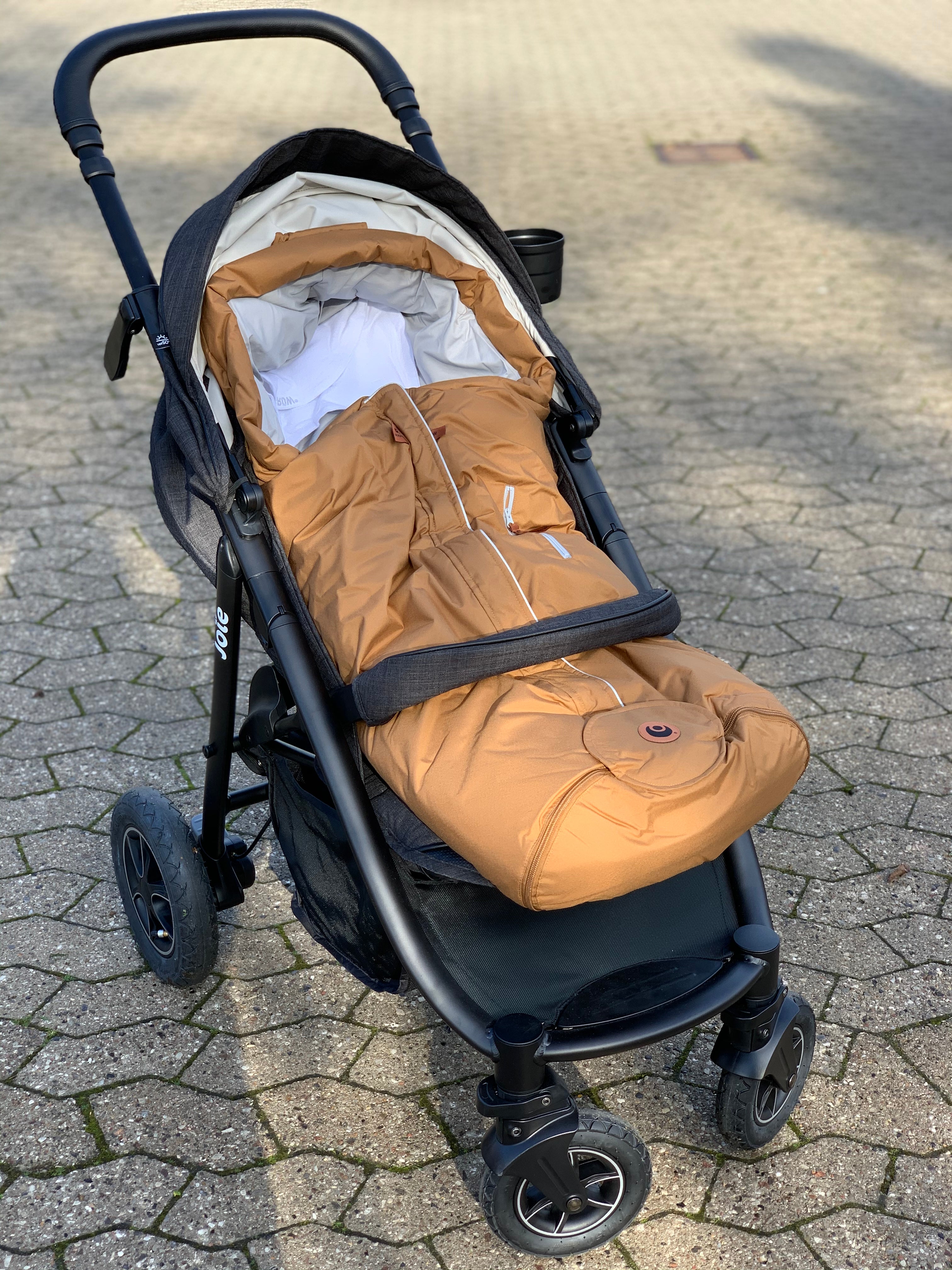 Easygrow HOOD NORSE kørepose - Sand Solid - Kørepose - MamaMilla