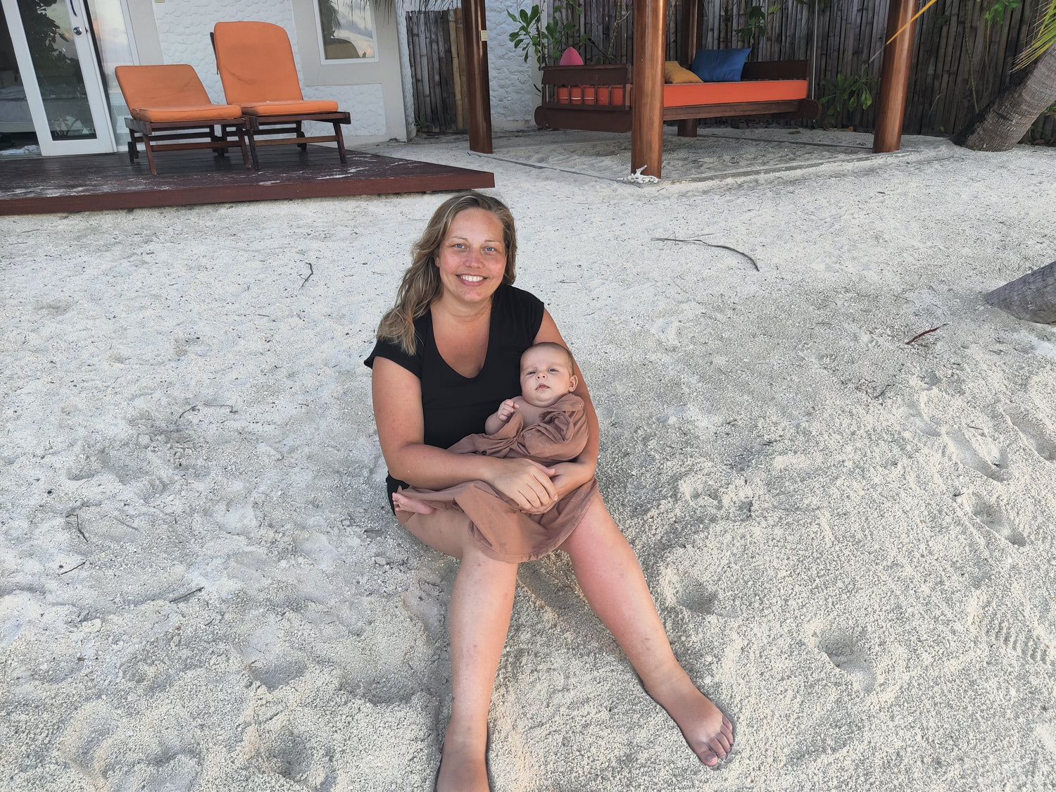 Cloby UV-tæppe med UPF 50+ - Dusty Blue - UV-tæppe - MamaMilla