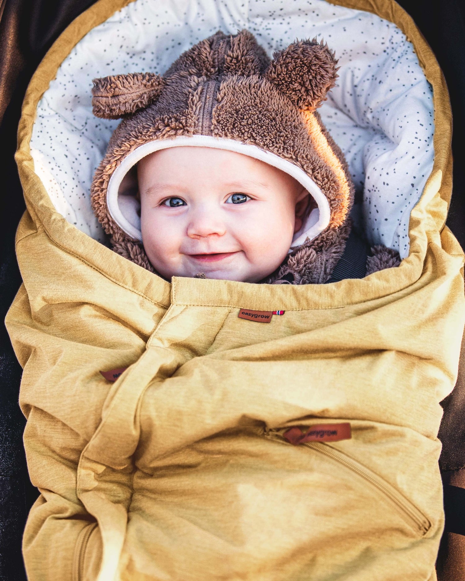 Easygrow LYNG kørepose - Grey - Kørepose - MamaMilla