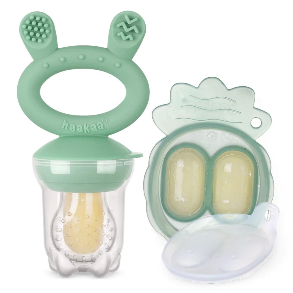 Haakaa Food Feeder - Pea Green - Madsut / food feeder - MamaMilla
