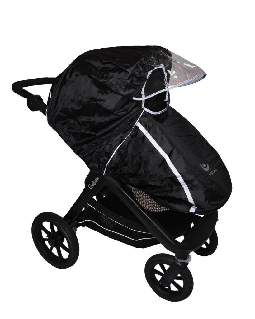 Easygrow Raincover Black - Regnslag singlevogn - MamaMilla
