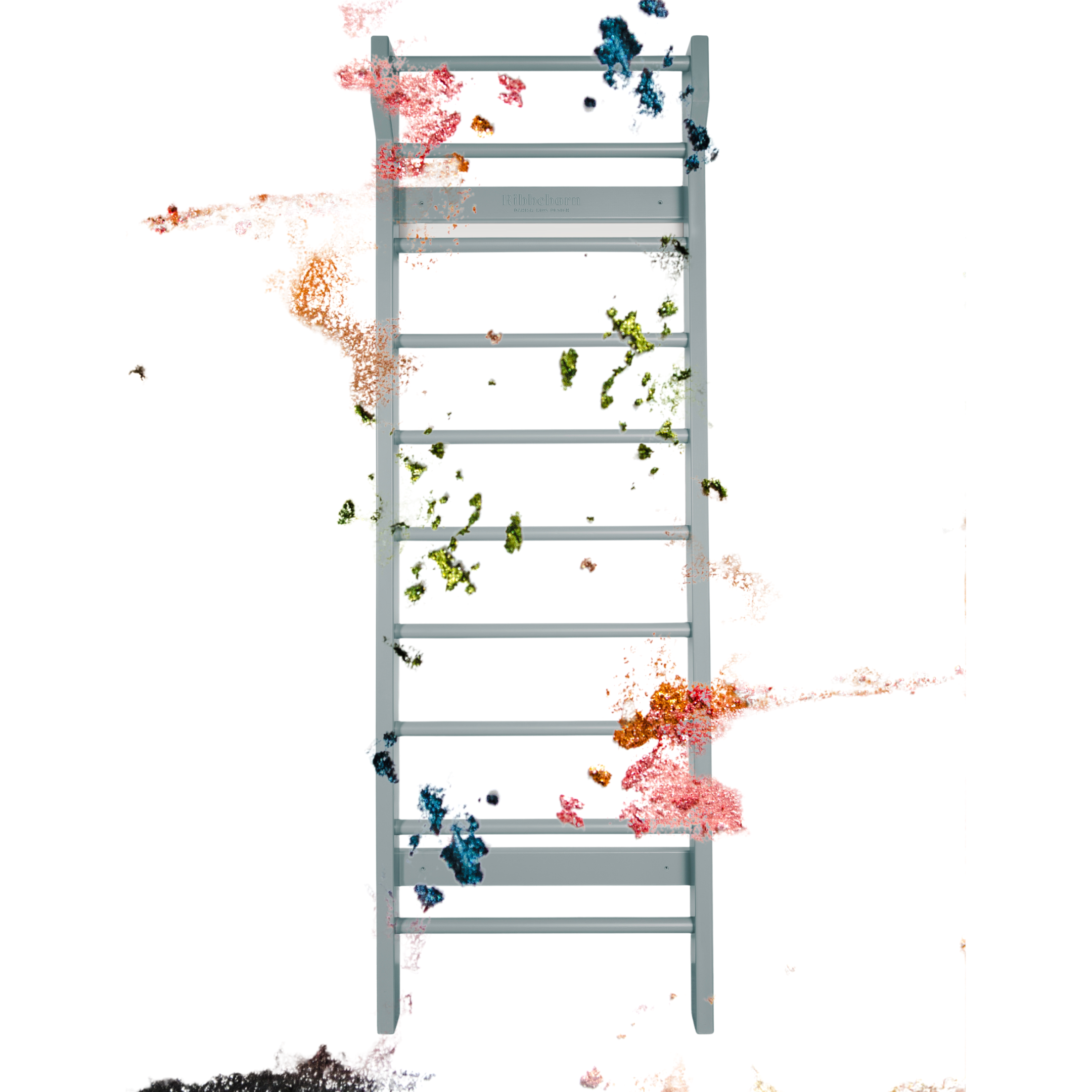 Ribbebørn Komplet Pakke - Gymnastikribbe m. skrivebord & 4 stk. knager