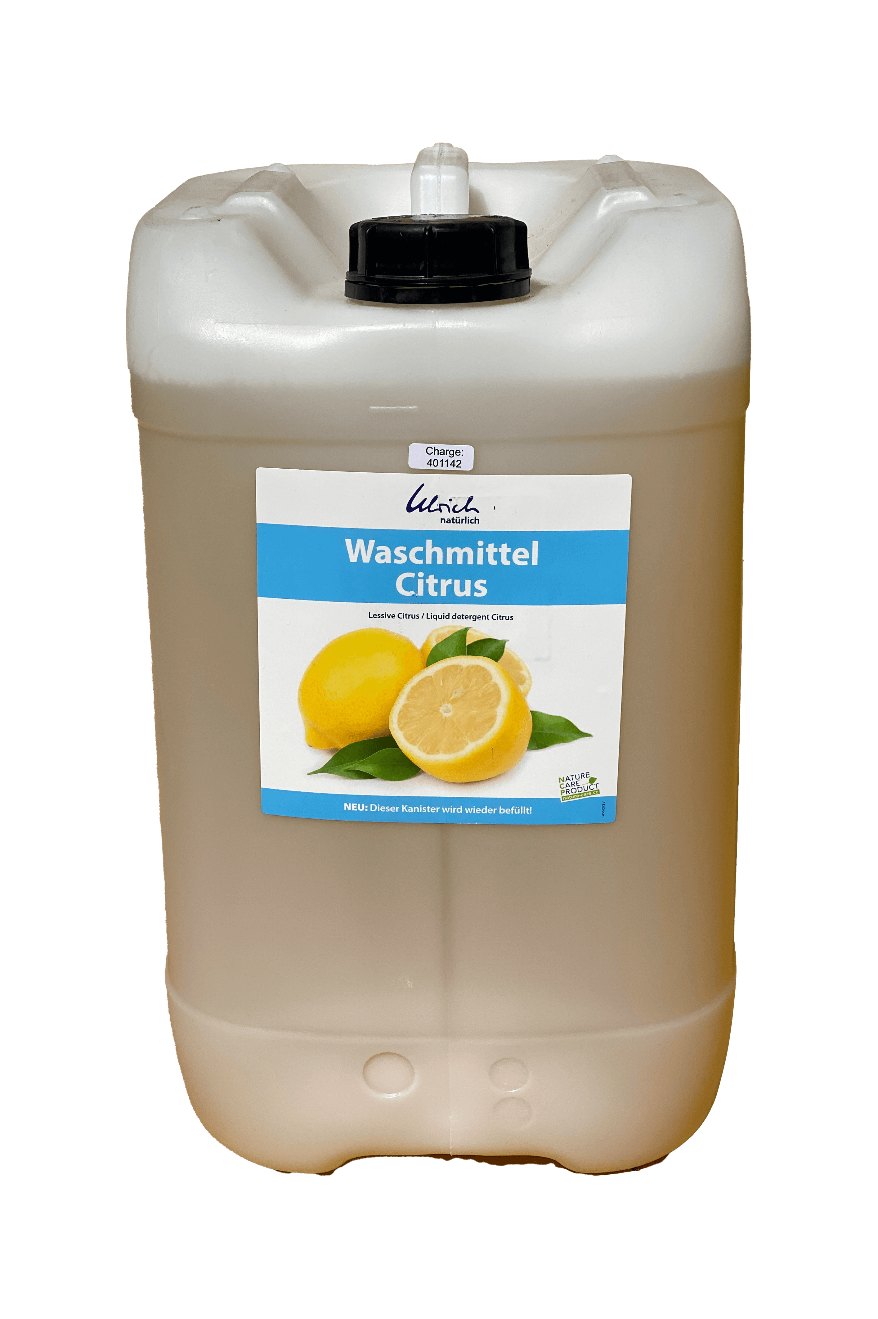 Ulrich Natürlich opvaskemiddel med afkalker - citrusduft - 25 L - Opvaskemiddel - MamaMilla