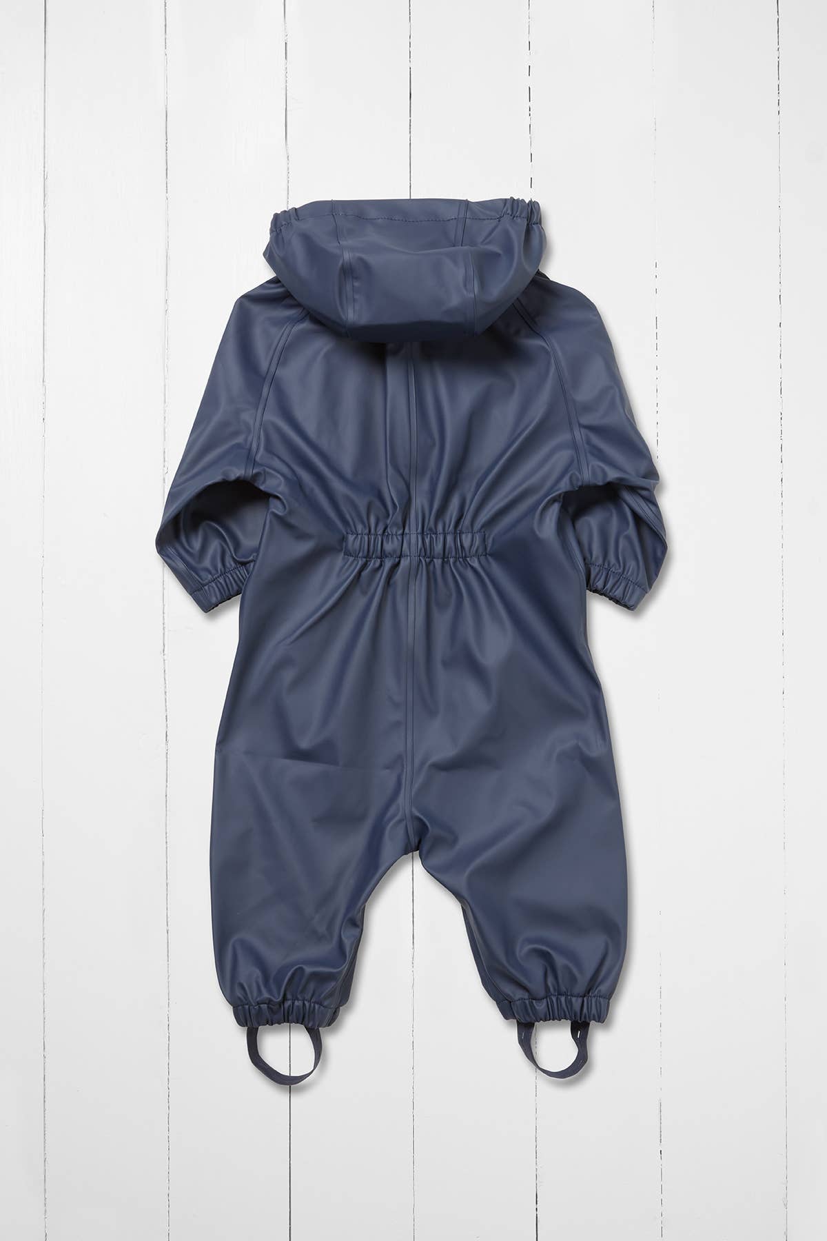 Grass & Air navy regndragt set fra siden