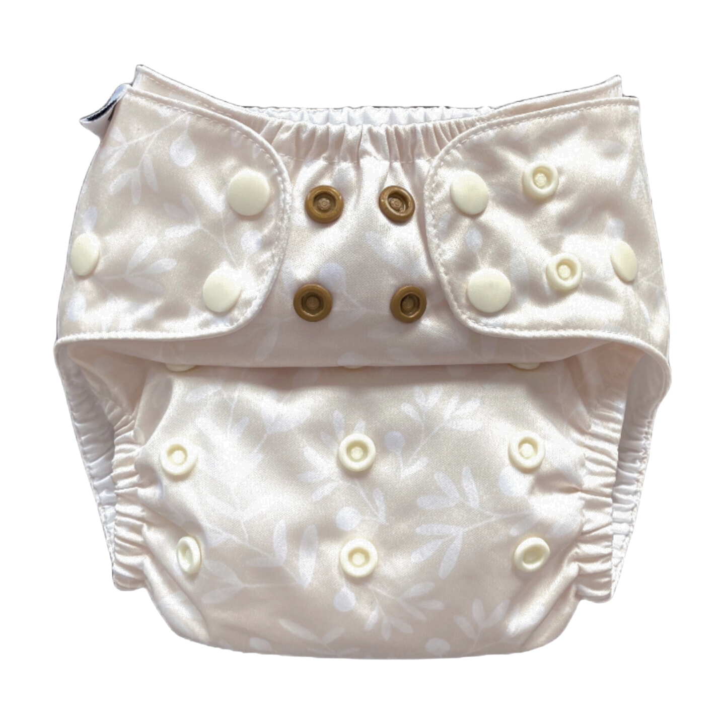 The Swedish Forest | Pocket Diaper | Slim 3-15kg: Humleblomster beige / No inserts - - MamaMilla