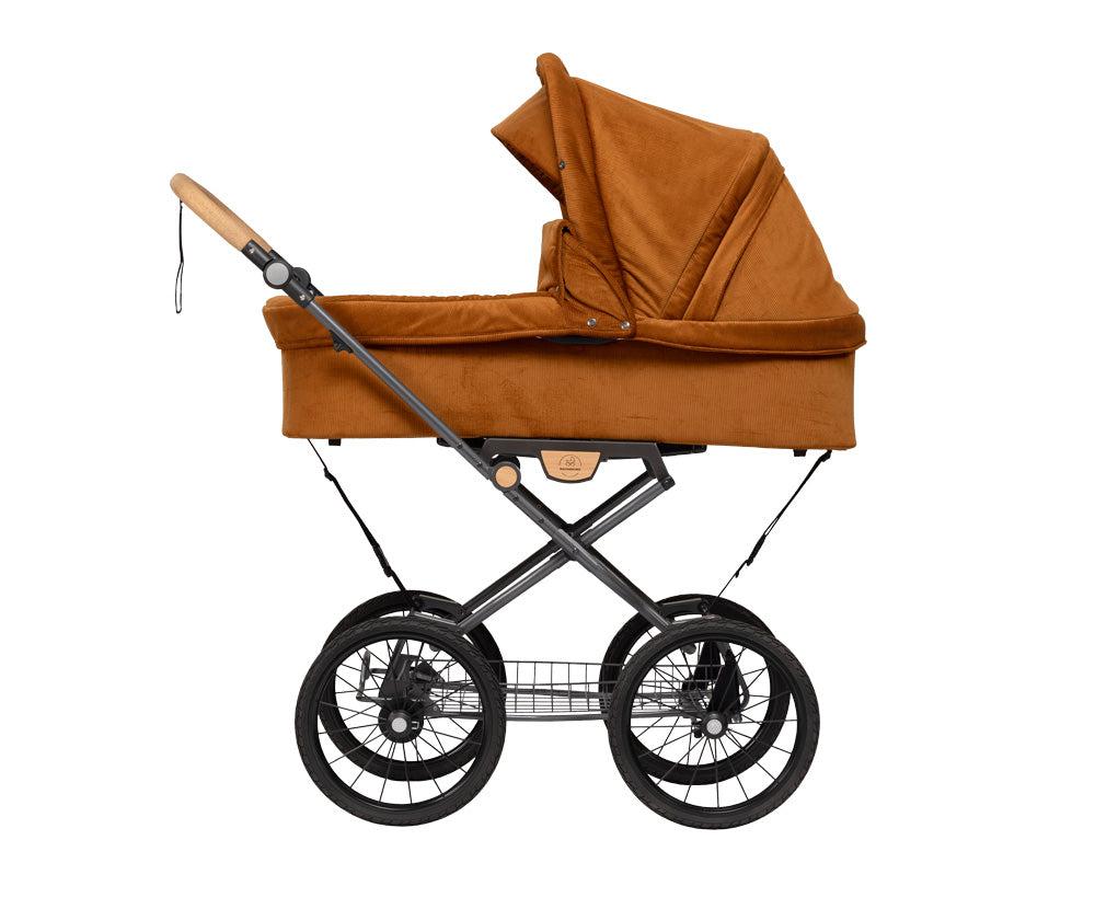 Naturkind Barnevognskasse MAX - 96 cm - Congac (fløjl) - Barnevognskasse MAX - MamaMilla