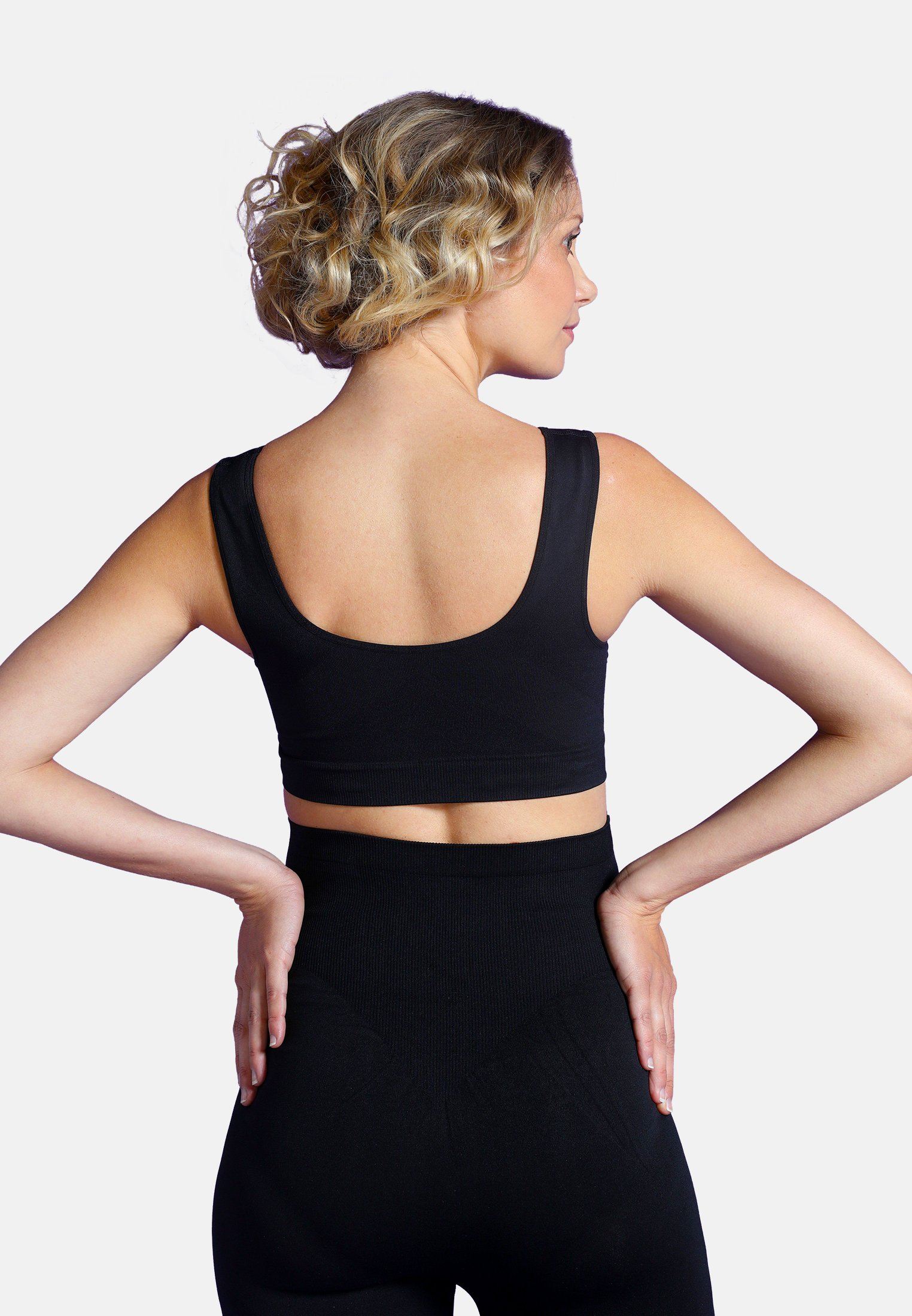 Carriwell Sømløs graviditets BH - Sort - Graviditetstøj - MamaMilla