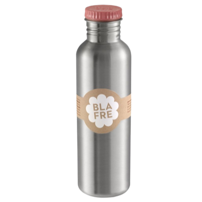 BLAFRE drikkedunk i rustfrit stål - 750 ml - Rosa - Drikkedunk i stål - MamaMilla