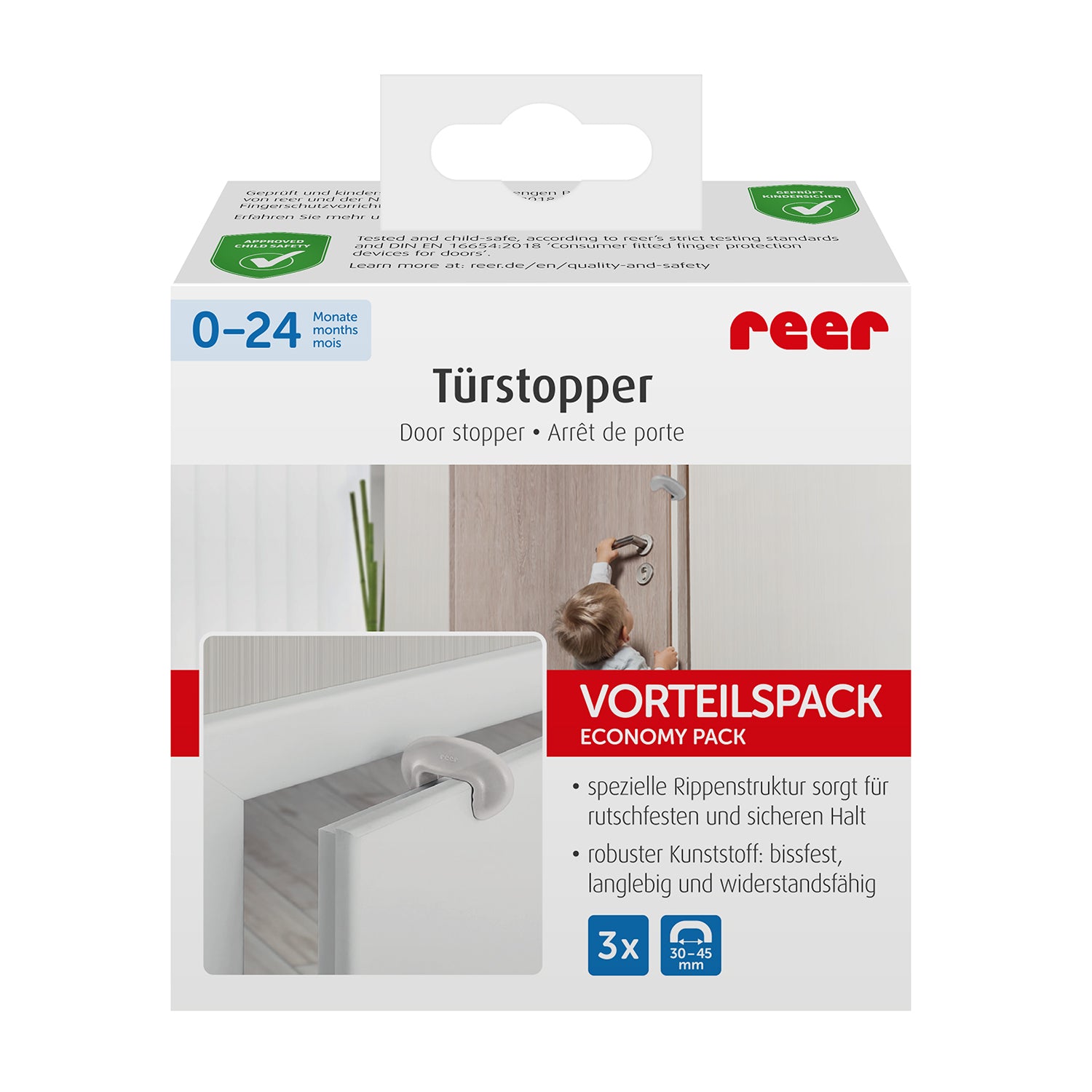 Reer Finger-beskytter til dør - Til hjemmet - MamaMilla