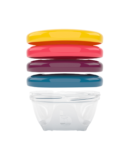 Babymoov snackbøtter - 120ml - Grød - MamaMilla