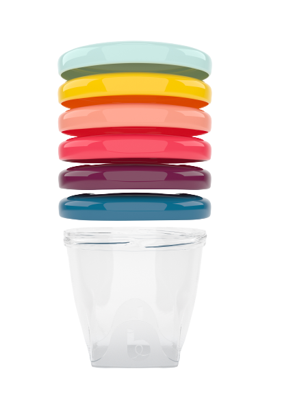 Babymoov snackbøtter - 250ml - Grød - MamaMilla