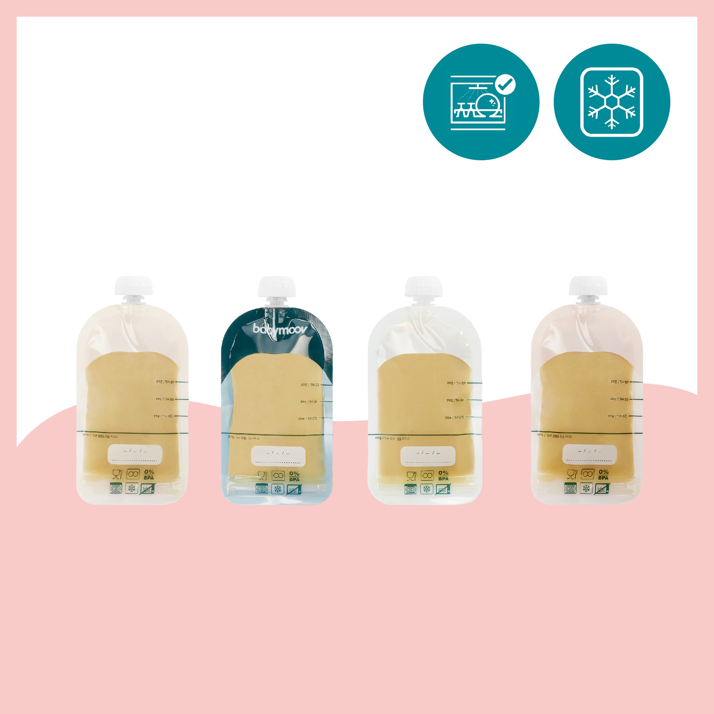 Babymoov Genanvendelige klemposer - 20 stk. - klempose - MamaMilla