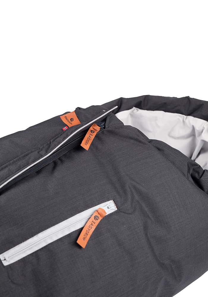 Easygrow HOOD NORSE kørepose - Black Melange - Kørepose - MamaMilla